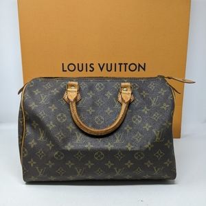 Louis vuitton speedy 30 monogram tote bag